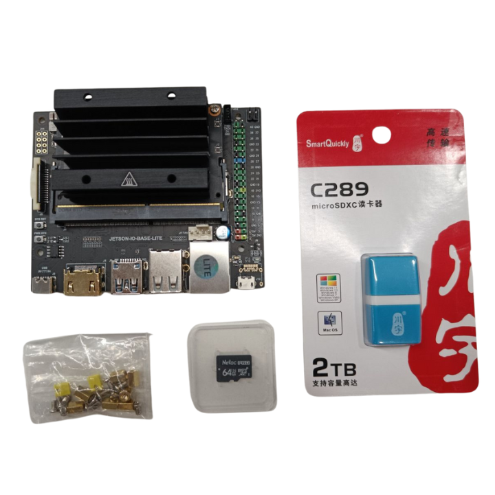 Jetson Nano Lite Development Kit (16GB eMMC) with 64GB TF Card & Card Reader